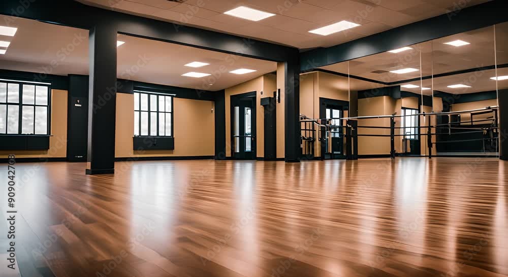 Dance hall. Dance gym. Dance hall. Dance gym.