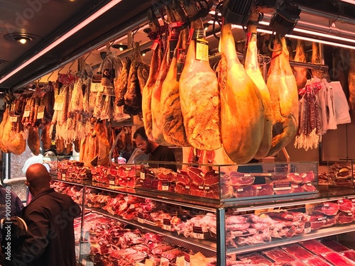 meat on market photo