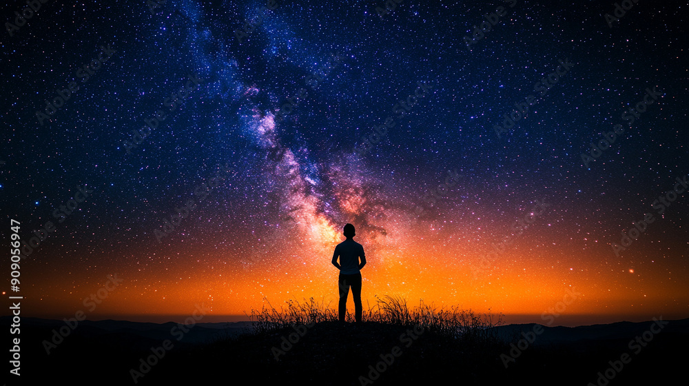 serene silhouette of a person meditating against a vibrant sunset backdrop, symbolizing peace, introspection, and connection with nature. The tranquil scene evokes a sense of mindfulness and spiritual serene silhouette of a person meditating against a vibrant sunset backdrop, symbolizing peace, introspection, and connection with nature. The tranquil scene evokes a sense of mindfulness and spiritual