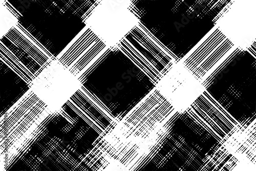 Alternating bands of different widths intersecting at right angles, forming a consistent plaid design, seamless pattern vector