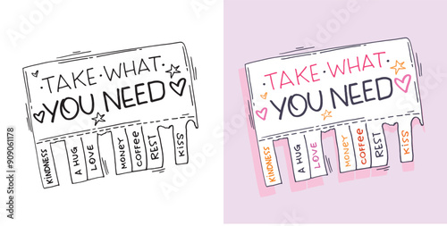 Trendy art hand drawn doodle lettering quote. Lettering for t-shirt design, mug print, bag print, clothes fashion. 100% hand drawn vector image.