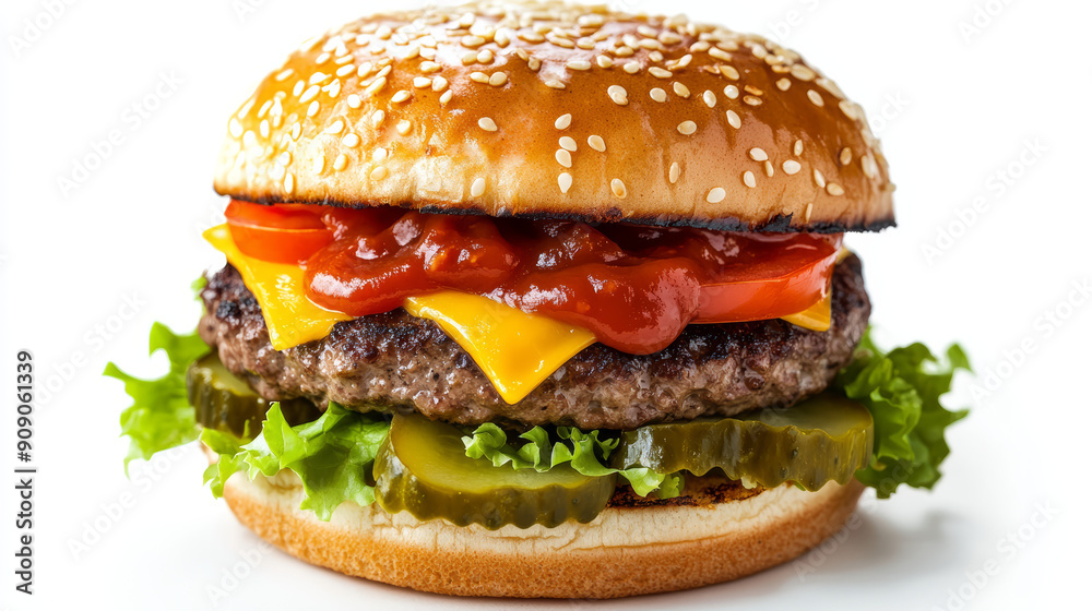 A_delicious_and_perfectly_crafted_burger A_delicious_and_perfectly_crafted_burger