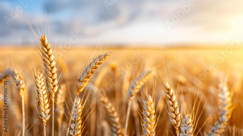 Obraz na płótnie A field with unharvested crops due to insufficient labor force w salonie