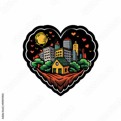Scenes of hopeful communities thriving in a post-apocalyptic world.