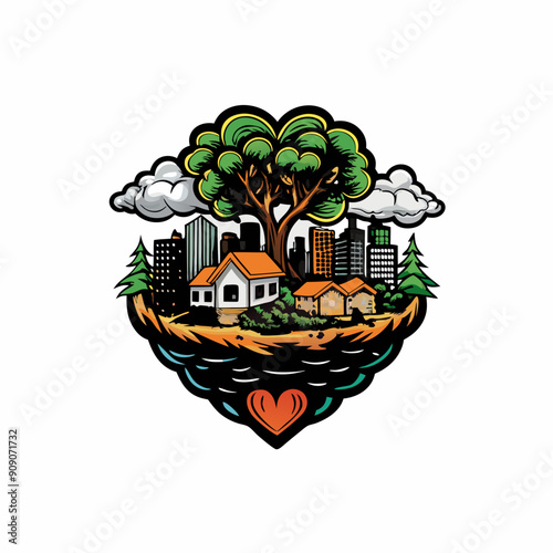 Scenes of hopeful communities thriving in a post-apocalyptic world.