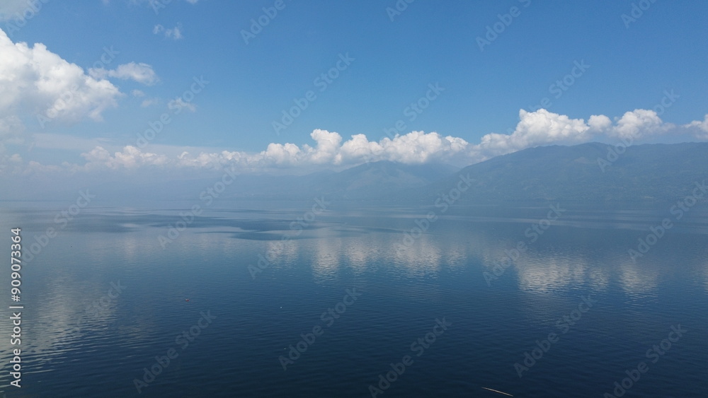 lake and clouds lake and clouds