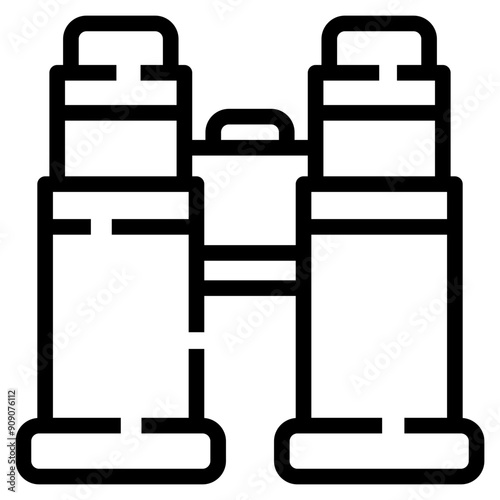 Binocular Icon For Illustration