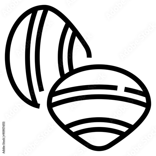 Clam Icon For Illustration