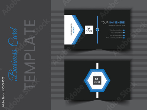 Corporate Business Card or Visiting Card Design for Company.
