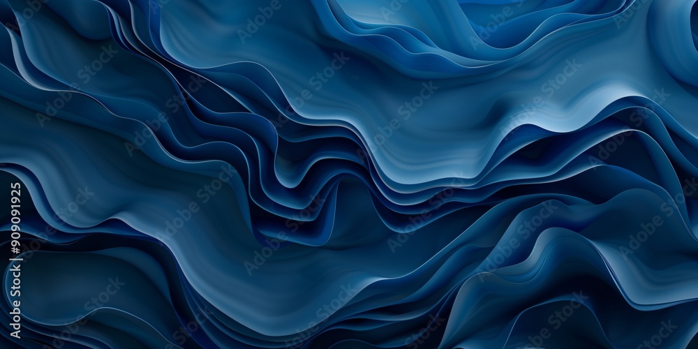 Abstract background with wavy elements and dynamic style in dark blue tones. Abstract background with wavy elements and dynamic style in dark blue tones.
