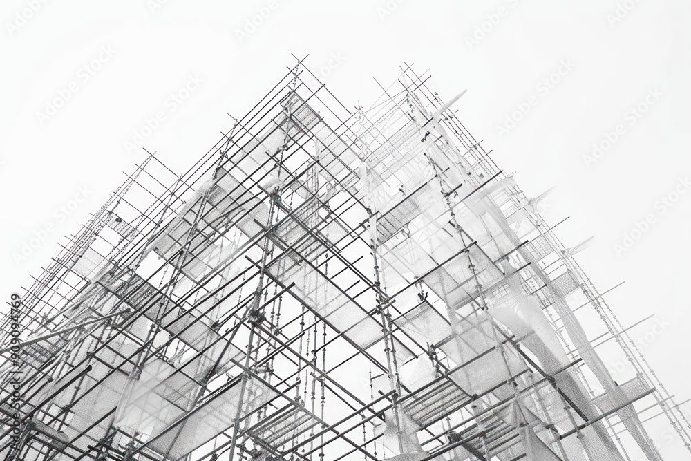 Abstract Architecture of a Scaffolding Structure Abstract Architecture of a Scaffolding Structure