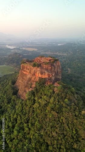 Der Lion Rock bei Sonnenaufgang, Sir Lanka