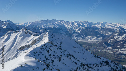 Winterstimmung in den Liechtensteiner Alpen rund um Malbun