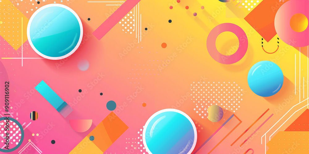 Abstract design with geometric shapes creating colorful and modern background Abstract design with geometric shapes creating colorful and modern background