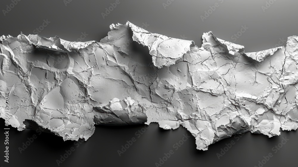 torn white paper on a black background. torn white paper on a black background.