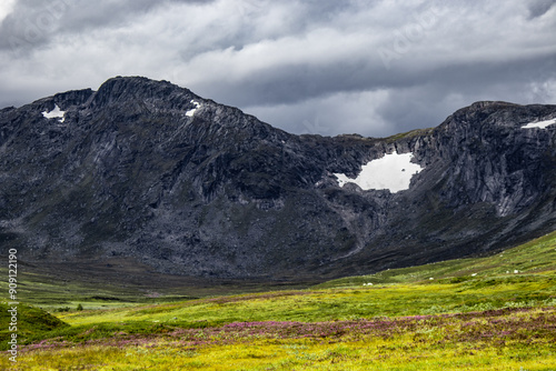 Scenic mountains in Norway, Trollheimen. photo