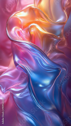 iridescent liquid texture background