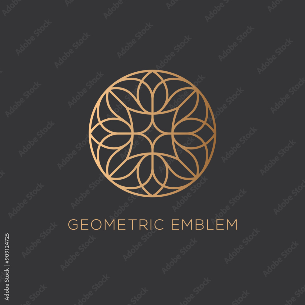 Geometric emblem