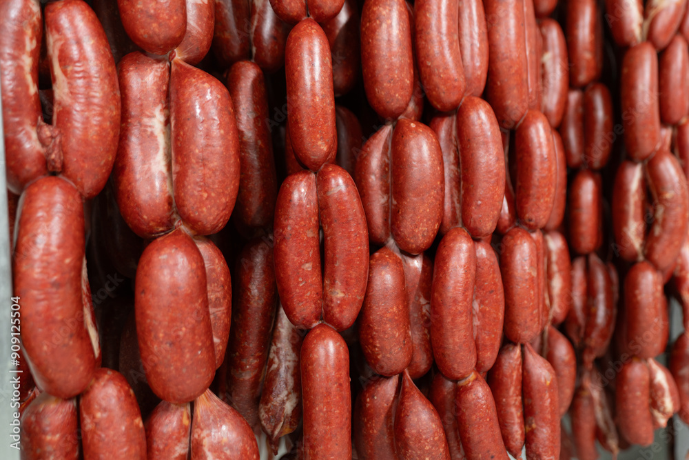 Traditional Turkish Sausage made from meat and spices. Traditional Turkish Sausage made from meat and spices.
