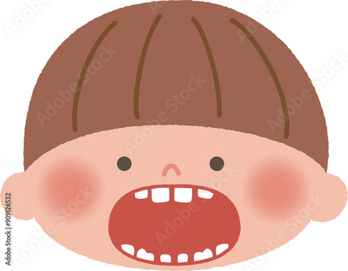 子どもの歯並びイラスト