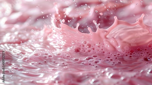 Pink Liquid Splash