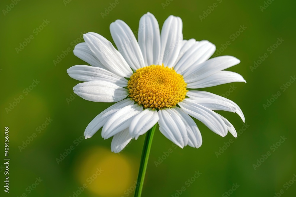 daisy flower, closeup with generative ai daisy flower, closeup with generative ai