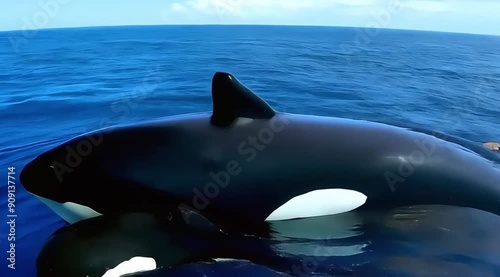 orca whale jumping out of the water