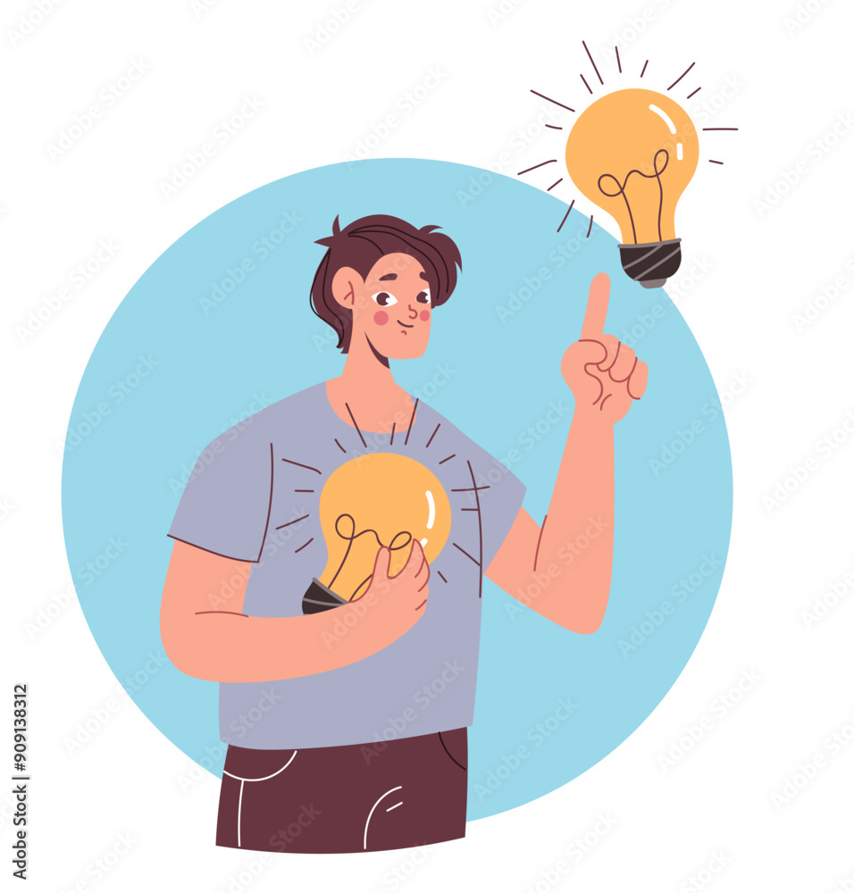 Business future vision idea success growth abstract concept. Vector graphic design illustration element Business future vision idea success growth abstract concept. Vector graphic design illustration element