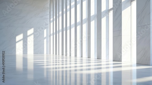 Supermodern courthouse  symbolizing the place of justice and law enforcement