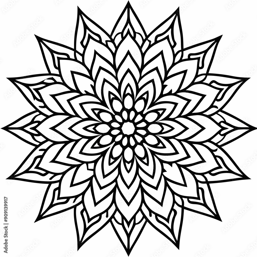 Mandala line art element pattern graphic design for coloring, greeting card, sticker, tattoo, yoga design, wallpaper Mandala line art element pattern graphic design for coloring, greeting card, sticker, tattoo, yoga design, wallpaper
