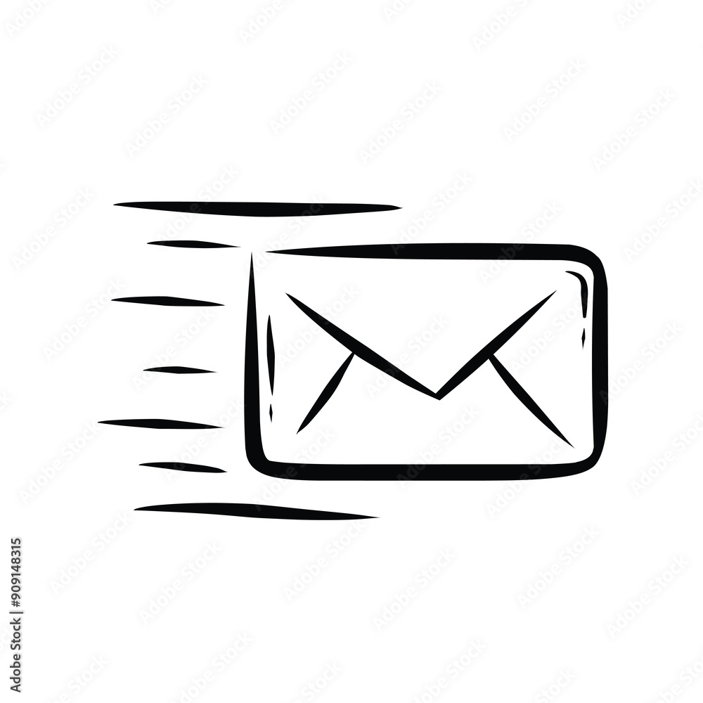Envelope Letter Doodle Vector Illustration
Envelope Letter Doodle Vector Illustration