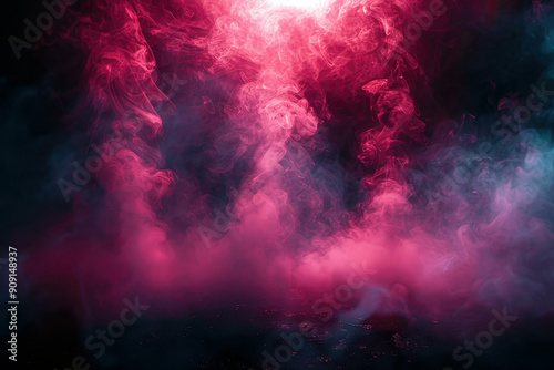 Ethereal Smoke in Purple and Blue