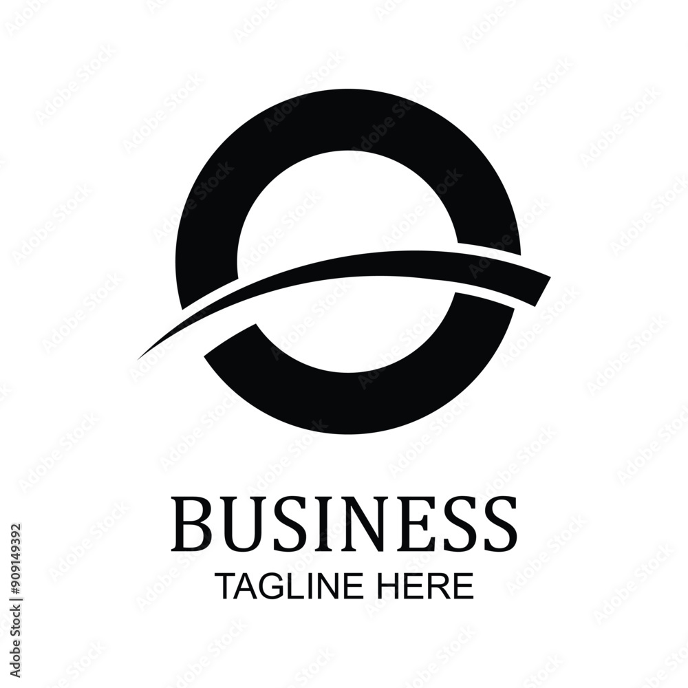 Obraz premium Simple minimalist logo design for business