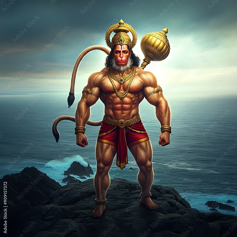 Naklejka premium Lord Hanuman