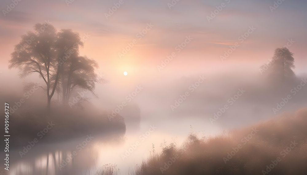 Morning Mist in the Quiet Mountains Morning Mist in the Quiet Mountains