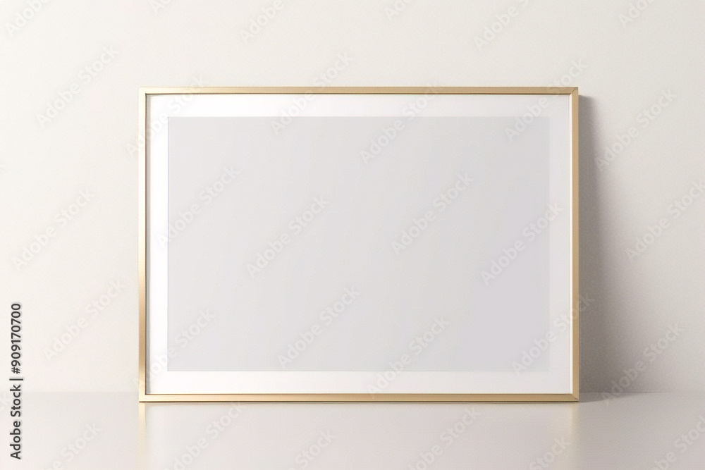 Imagen mínima de marco cuadrado blanco vacío simulada colgada sobre fondo de pared blanca con luz y sombra de ventana. aislar imagen Imagen mínima de marco cuadrado blanco vacío simulada colgada sobre fondo de pared blanca con luz y sombra de ventana. aislar imagen