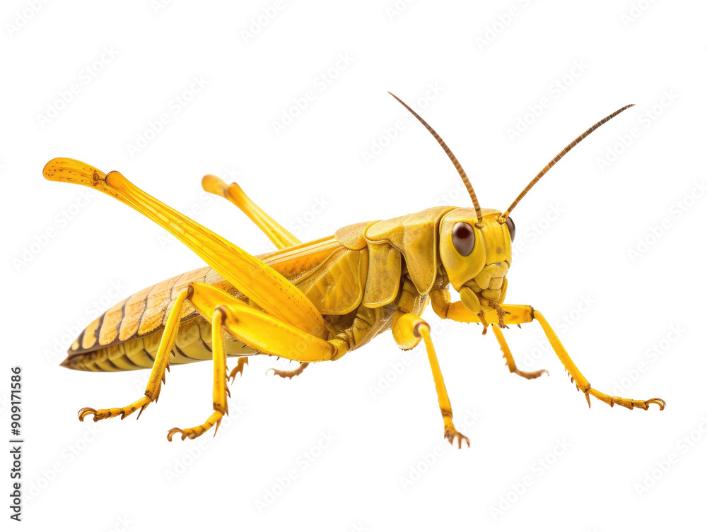 A detailed close-up of a yellow grasshopper showcasing intricate features, perfect for nature and wildlife themes. A detailed close-up of a yellow grasshopper showcasing intricate features, perfect for nature and wildlife themes.