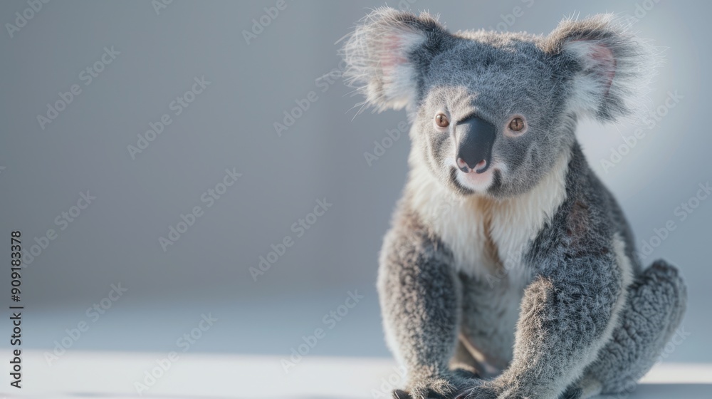 The cute koala portrait The cute koala portrait