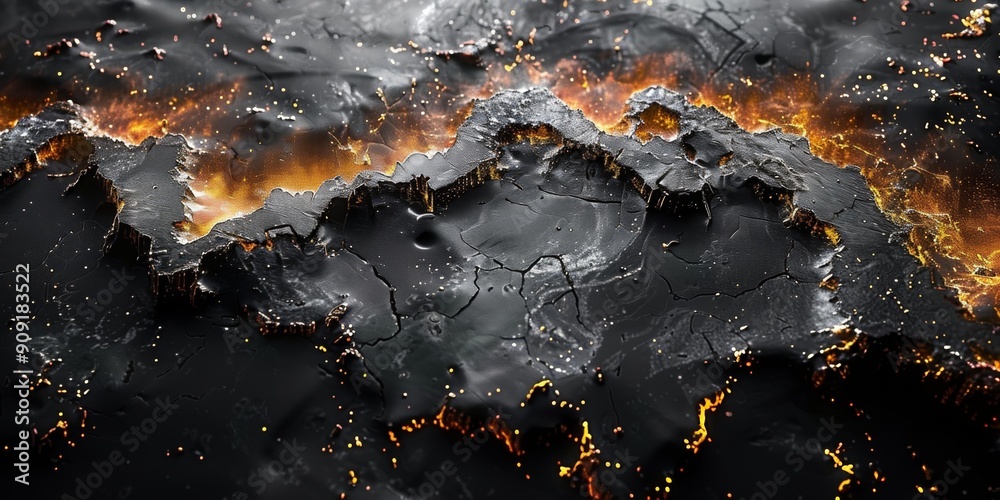 Apocalyptic Scene of Devastation, Burning Chaos Apocalyptic Scene of Devastation, Burning Chaos