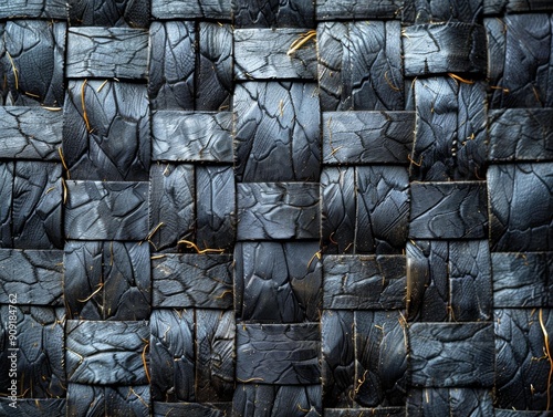 Artistic Wall Tiles Made from Recycled Rubber photo