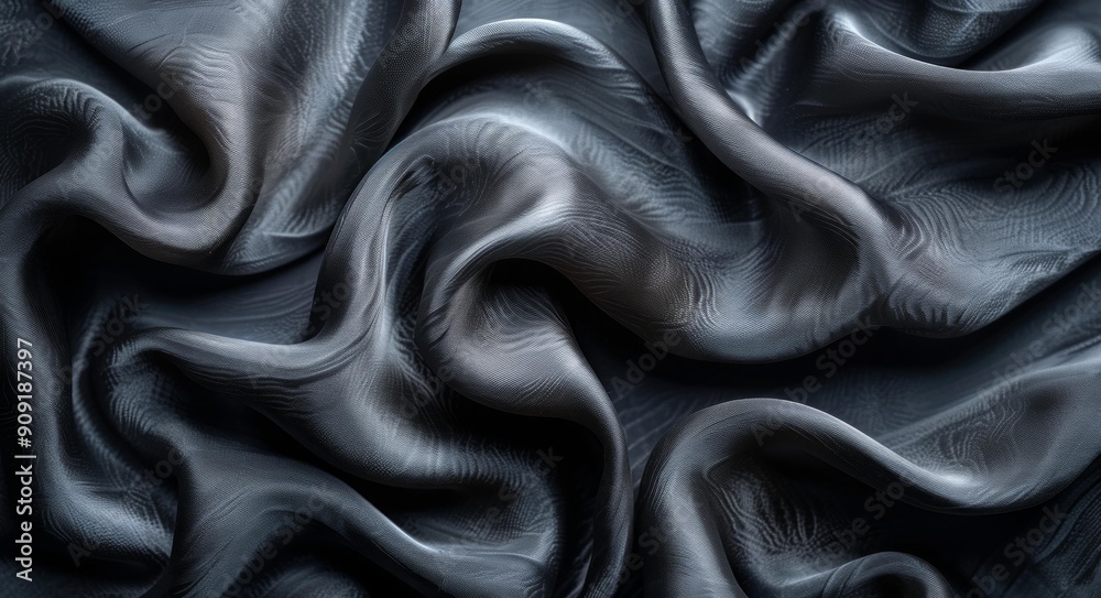 Fototapeta premium Abstract Art, Texture, Silk Fabric, Wrinkled Surface