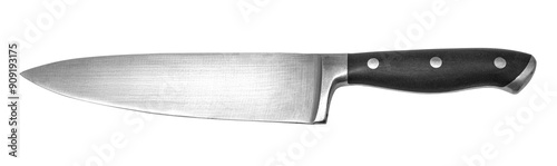 One knife with black handle