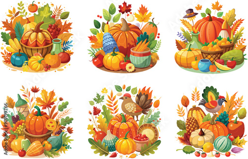 Thanksgiving vector design