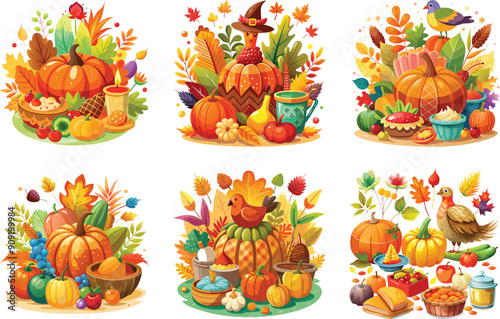 Thanksgiving vector design