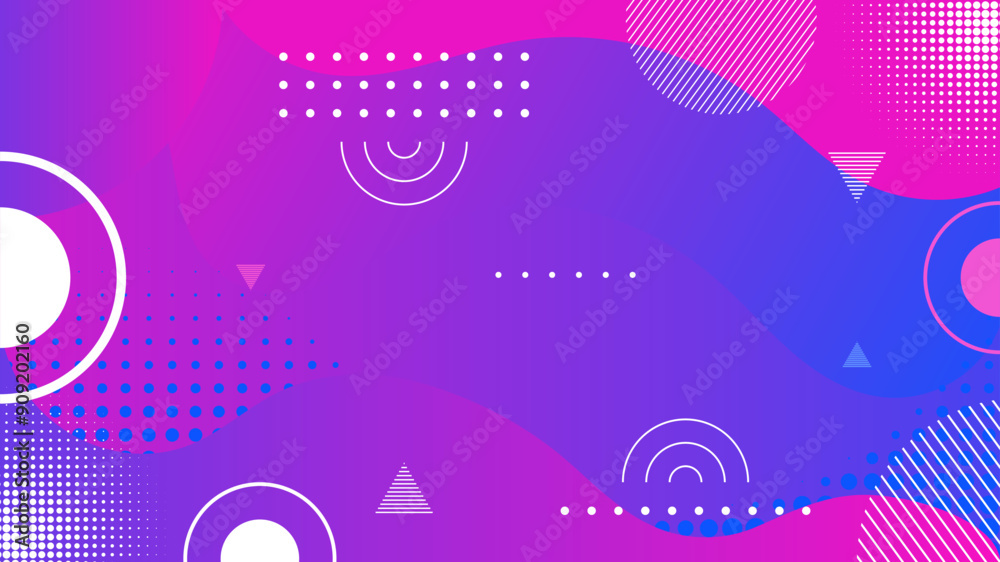 Creative abstract geometric background with gradient color style and circles with curvy shapes element. Pink blue background design. Geometric background design. Pink blue gradient Creative abstract geometric background with gradient color style and circles with curvy shapes element. Pink blue background design. Geometric background design. Pink blue gradient