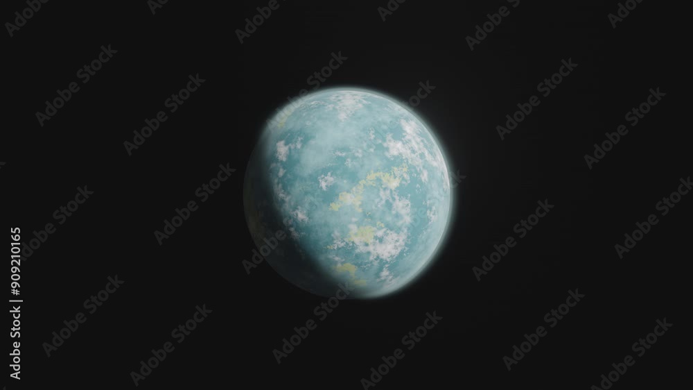 Terraforming dry planet, procedural 3D 4k animation timelapse, creating oceans, forests and improving atmosphere Terraforming dry planet, procedural 3D 4k animation timelapse, creating oceans, forests and improving atmosphere