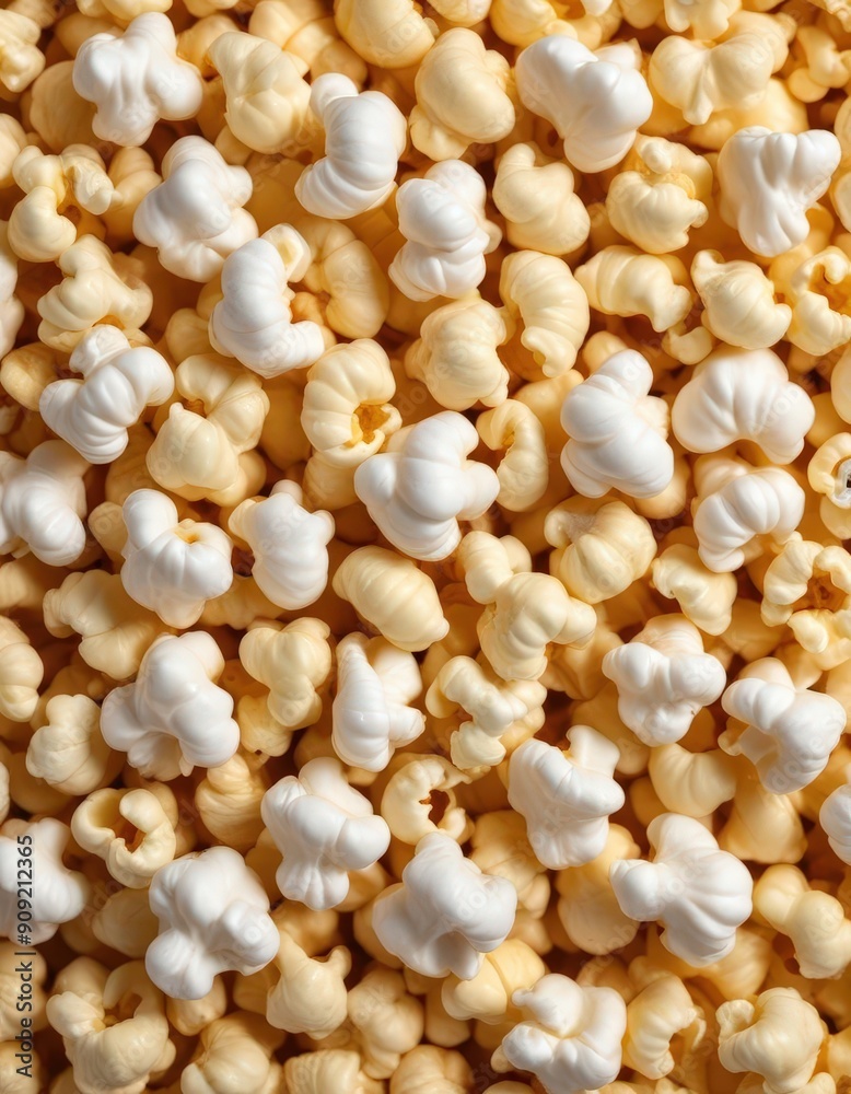 Popcorn, Texture Background Generative AI Popcorn, Texture Background Generative AI