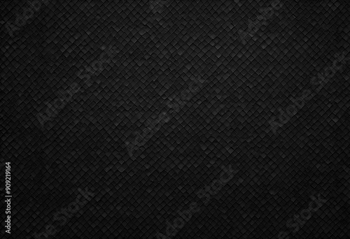 Wallpaper Mural A textured black surface with wavy, undulating patterns resembling crumpled fabric or paper. The design creates a sense of depth and movement, ideal for backgrounds or abstract art. Torontodigital.ca