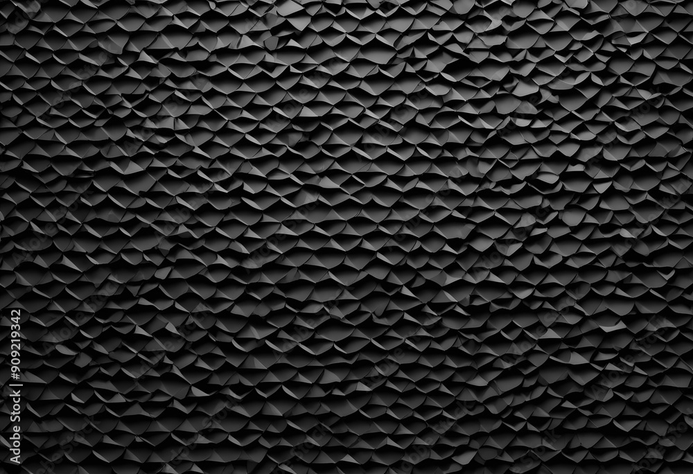A textured black surface with wavy, undulating patterns resembling crumpled fabric or paper. The design creates a sense of depth and movement, ideal for backgrounds or abstract art. A textured black surface with wavy, undulating patterns resembling crumpled fabric or paper. The design creates a sense of depth and movement, ideal for backgrounds or abstract art.