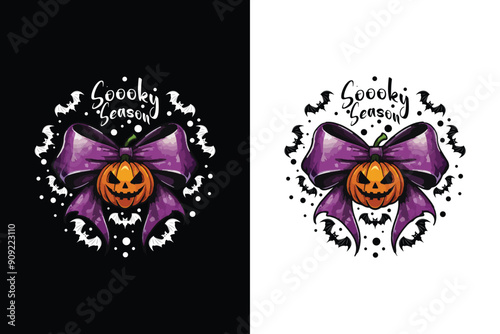 Spooky season tshirt design